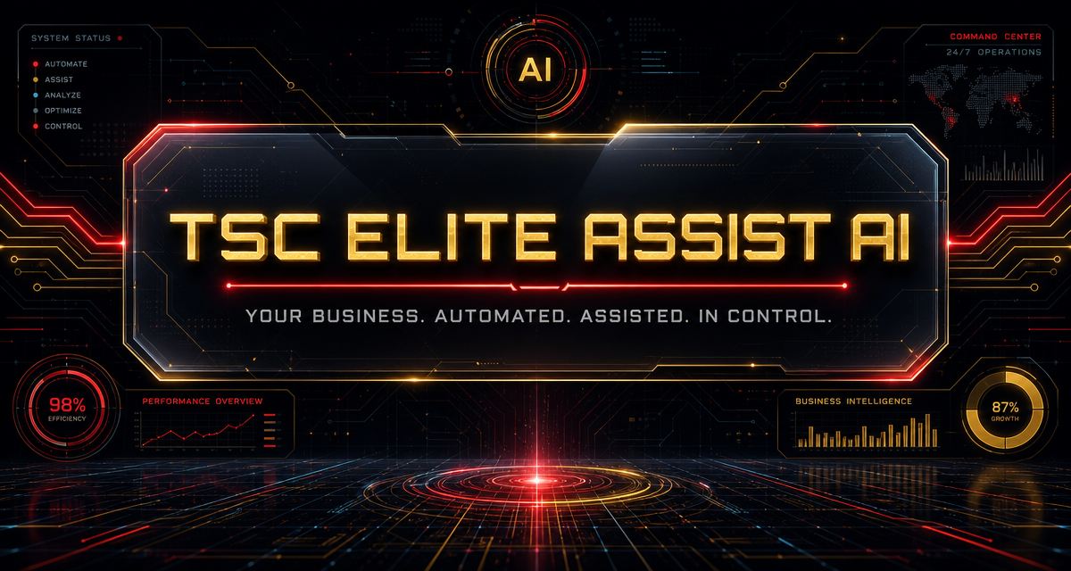TSC Elite Assist AI — Your Business. Automated. Assisted. In Control.